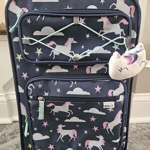 Kids Unicorn Carry On Rolling Luggage